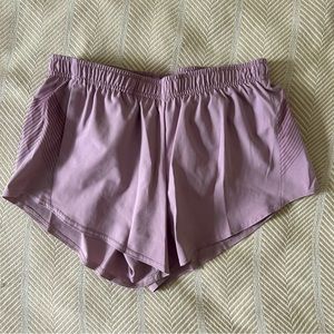 Oiselle OG Distance Short, Lined Women’s Run Short in Lilac, Size 4, EUC